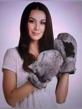 NWT FRR Canada Siberia Rabbit Fur Mittens